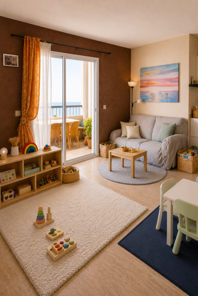 Información para Familias montessori játszórész